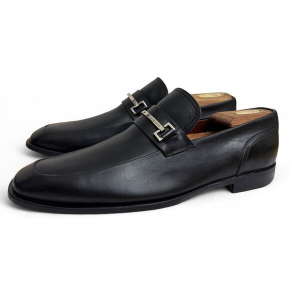 Gucci Horsebit Loafer Mens 10 D Black Leather Slip On Dress Shoes Classic - Picture 7 of 16